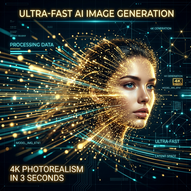 High-speed AI processing visualization