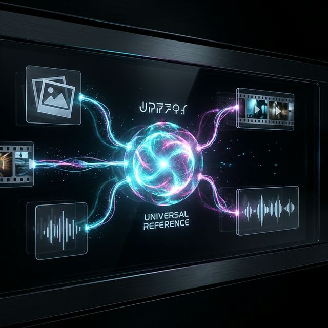 Seedance 2.0 Universal Reference System UI visualization
