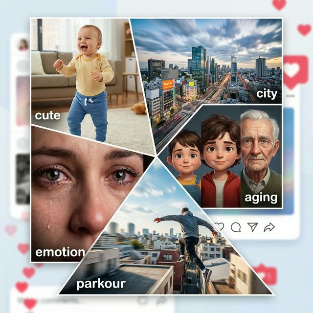 Collage of 5 trending viral AI video styles generated by Seedance 2.0